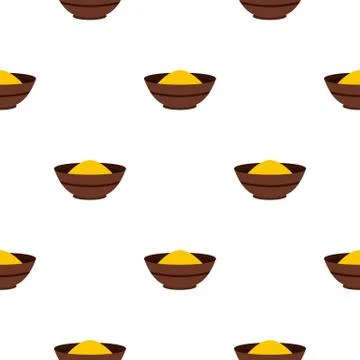 Curry spices pattern seamless Stockillustratie