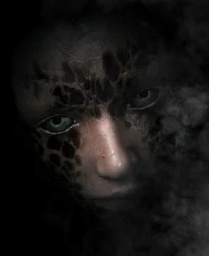 Cursed of the Devil Stock Illustration