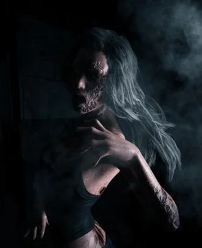 Cursed of the Devil Stock Illustration