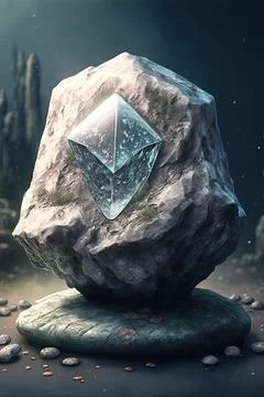 Cursed luckstone Stock Illustration