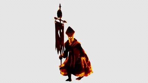 Cursed Pope VJ Loop Stock Footage 202149625