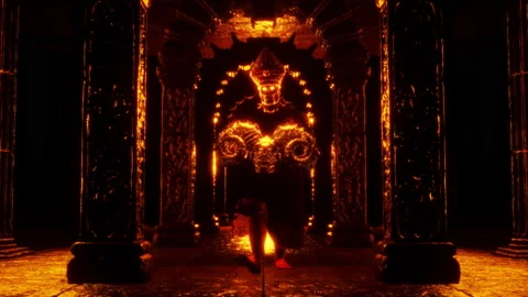 Cursed Pope VJ Loop Stock Footage 202285606