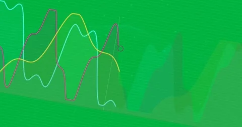 Cursor appearing, contour tracing right and layers morphing to show data on Stock Footage 327352291