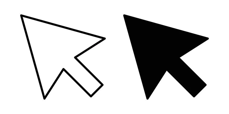 Cursor arrow icon or illustration vector symbols Stock-Illustration