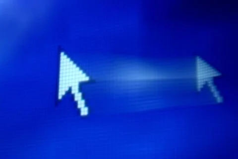 Cursor arrow Foto stock