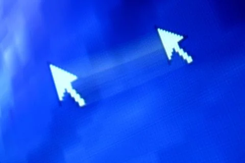 Cursor arrow Foto stock