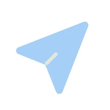 Cursor arrow pointer flat color ui icon Illustrazione stock