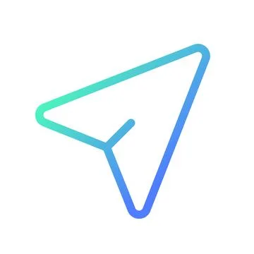 Cursor arrow pointer pixel perfect gradient linear ui icon Ilustración de archivo