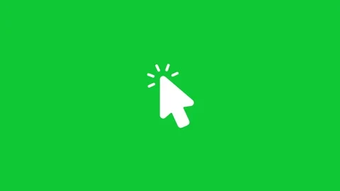 Cursor click icon animation video Stock Footage 330524182