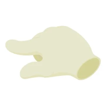 Cursor click icon, isometric style Stock Illustration