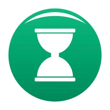 Cursor click loading icon vector green イラスト素材