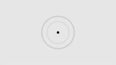 Cursor Click Pulse Rings (Single + Double Click) - 4K Alpha Overlay 動画素材 330152392