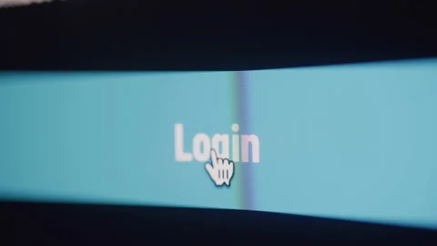 Cursor Clicking the Login Button Stock-Footage 219546292