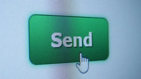 Cursor Clicking on a send button Stock-Footage 164356789