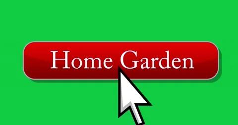 Cursor cliking the Home Garden button Stock Footage 171210499