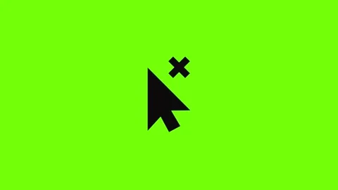 Cursor close element icon animation Stock Footage 157073601