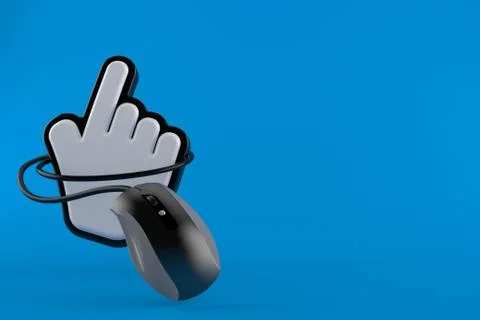 Cursor with computer mouse Stock Illustration