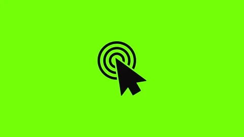 Cursor design element icon animation Stock Footage 157073580