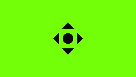 Cursor displacement app icon animation Stock Footage 157073631