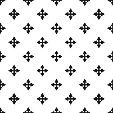 Cursor displacement element pattern seamless vector Illustrazione stock
