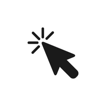 Cursor flat icon illustration Stock Illustration