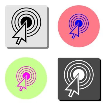 Cursor. flat vector icon Stock Illustration