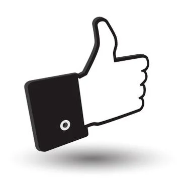 Cursor hand awesome 3d Stock Illustration
