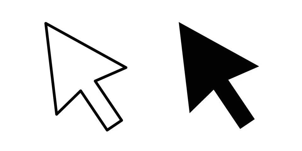Cursor icon concept. best for web design 스톡 일러스트