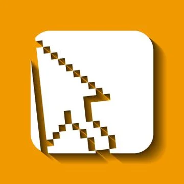 Cursor icon design Ilustración de archivo