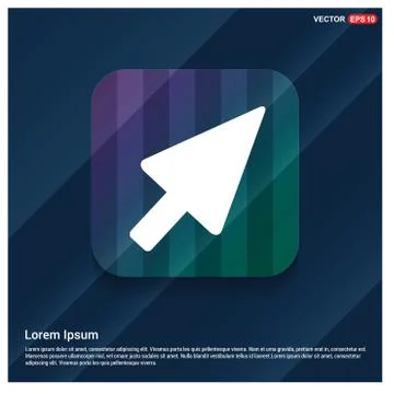 Cursor icon Stock Illustration