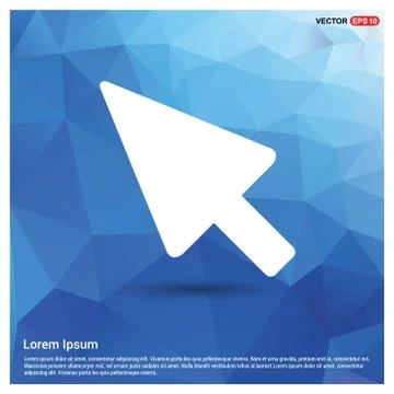 Cursor icon Stock Illustration