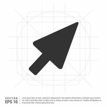 Cursor icon Stock Illustration