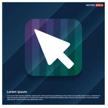 Cursor icon Stock Illustration