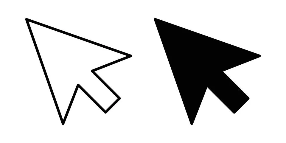 Cursor icon or illustration vector symbols イラスト素材
