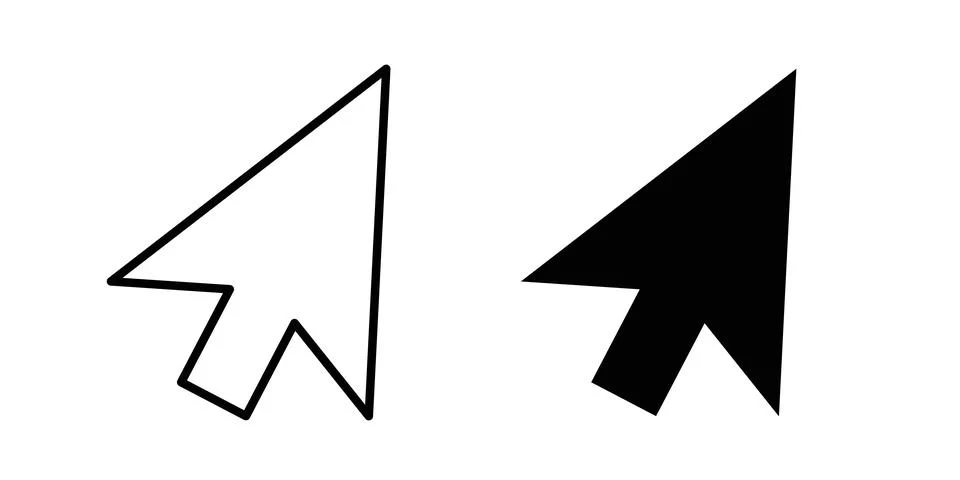 Cursor icon vector editable eps10 イラスト素材