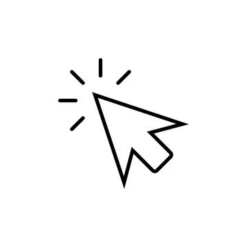 Cursor icon vector 스톡 일러스트