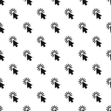 Cursor interface pattern seamless vector Ilustração Stock