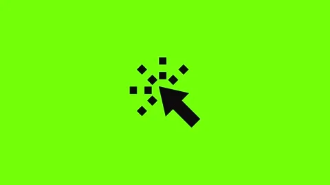 Cursor internet icon animation Stockbeeldmateriaal 157073529