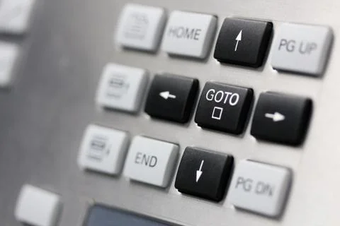 Cursor keys buttons Stock Photos