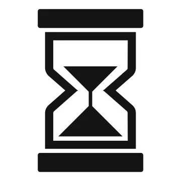 Cursor loading element icon, simple black style 스톡 일러스트