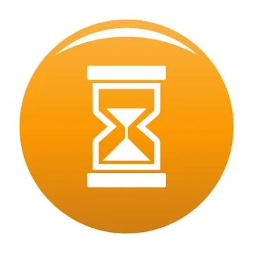 Cursor loading element icon vector orange Stock Illustration