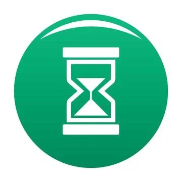 Cursor loading element icon vector green Stock Illustration