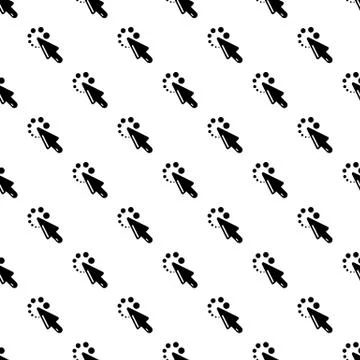 Cursor loading icon, simple black style 스톡 일러스트