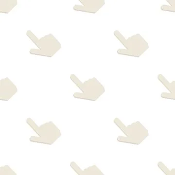 Cursor pattern seamless vector Stock Illustration
