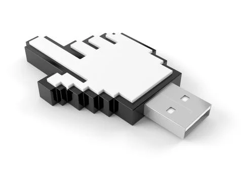 Cursor pendrive Stock Illustration