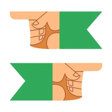 Cursor pointer finger hand Stock Illustration