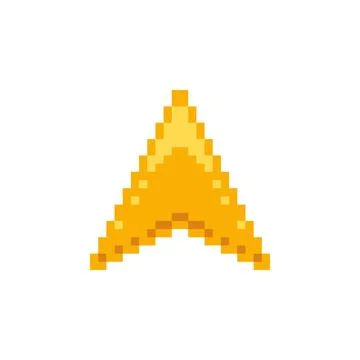 Cursor Pointer Icon Pixel Ilustração Stock