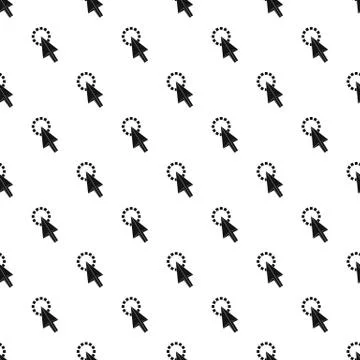 Cursor is pointing pattern, simple style Stock Illustration