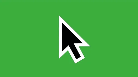 Cursor On Right Direction On Green Background Stock Footage 194994468