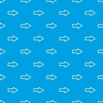 Cursor to right pattern seamless blue Stock Illustration